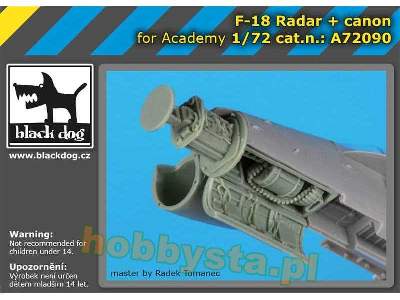 F-18 Radar + Canon For Academy - image 1