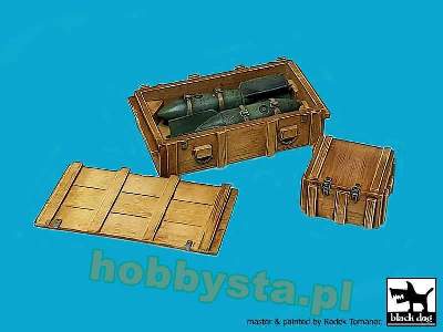 WW Ii Luftwaffe Bomb Sc 50 + Crate Box N°2 - image 2