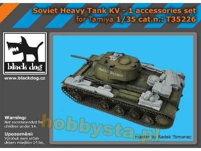 Soviet Heavy Tank Kv - 1 Accessories Set For Tamiya - image 1