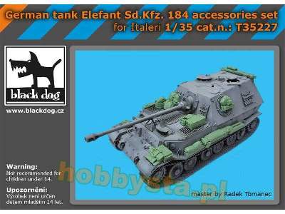 German Tank Elefant Sd.Kfz. 184 Accessories Set For Italeri - image 1