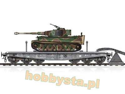 Schwere Plattformwagen Type SSyms 80 & Pz.Kpfw.VI Ausf.E Tiger I - image 1