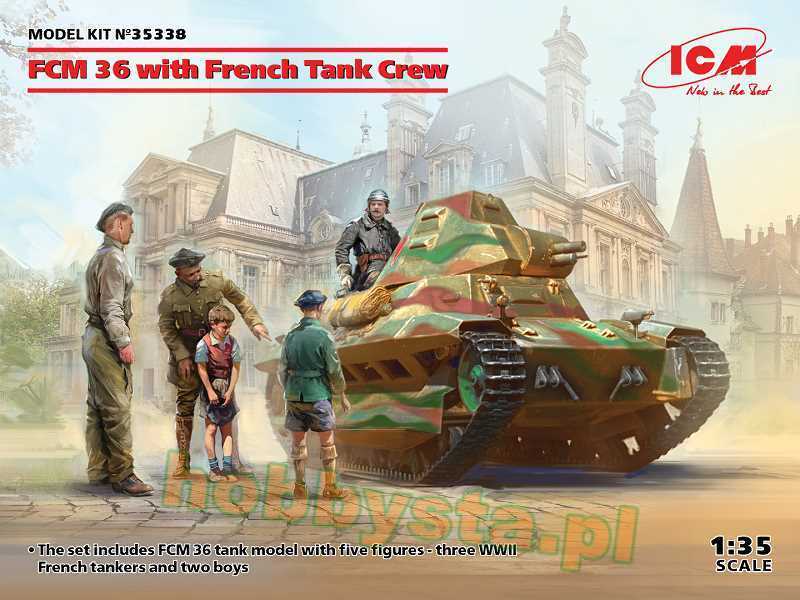 FCM 36 with French Tank Crew - image 1