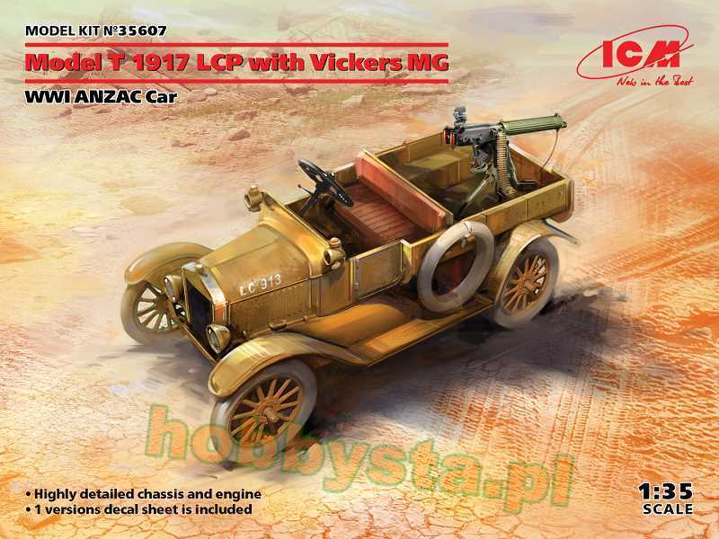 Model T 1917 LCP with Vickers MG WWI ANZAC Car - image 1
