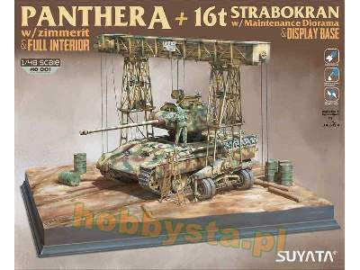 Panther A W/ Zimmerit & Full Interior + 16t Strabokran W/ Mainte - image 1