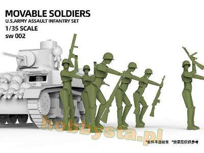 U.S. Army Assault Infantry Set (Movable Soldiers) - image 2