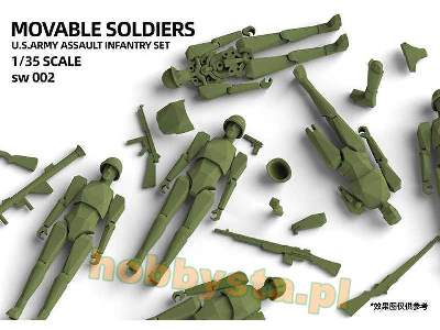 U.S. Army Assault Infantry Set (Movable Soldiers) - image 3