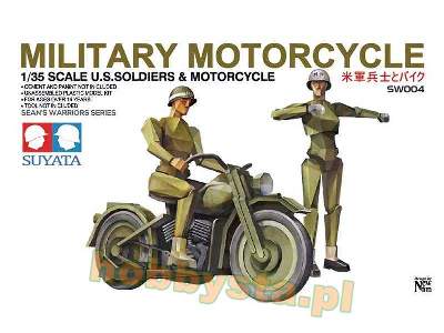 Military Motorcycle (U.S. Soldiers & Motorcycle) - image 1
