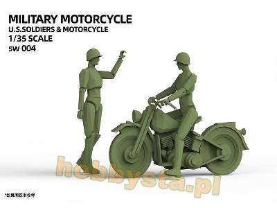 Military Motorcycle (U.S. Soldiers & Motorcycle) - image 2