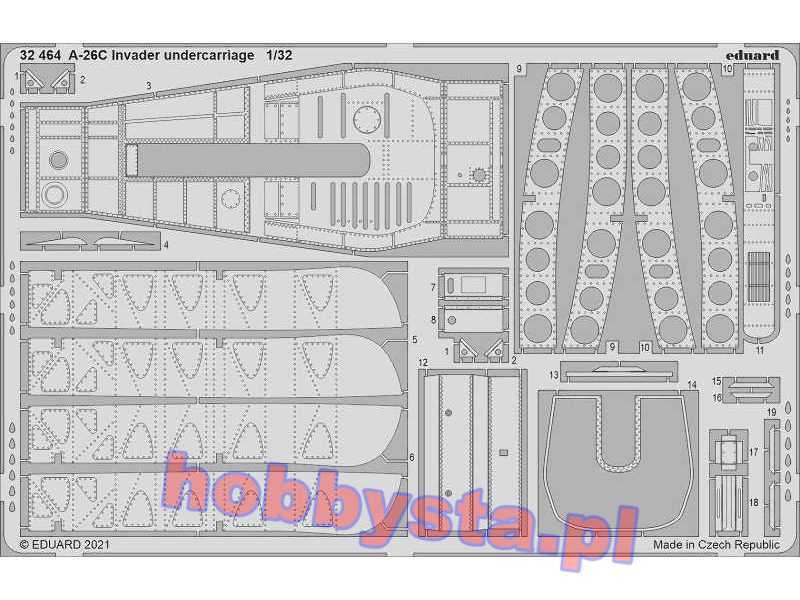 A-26C Invader undercarriage 1/32 - image 1