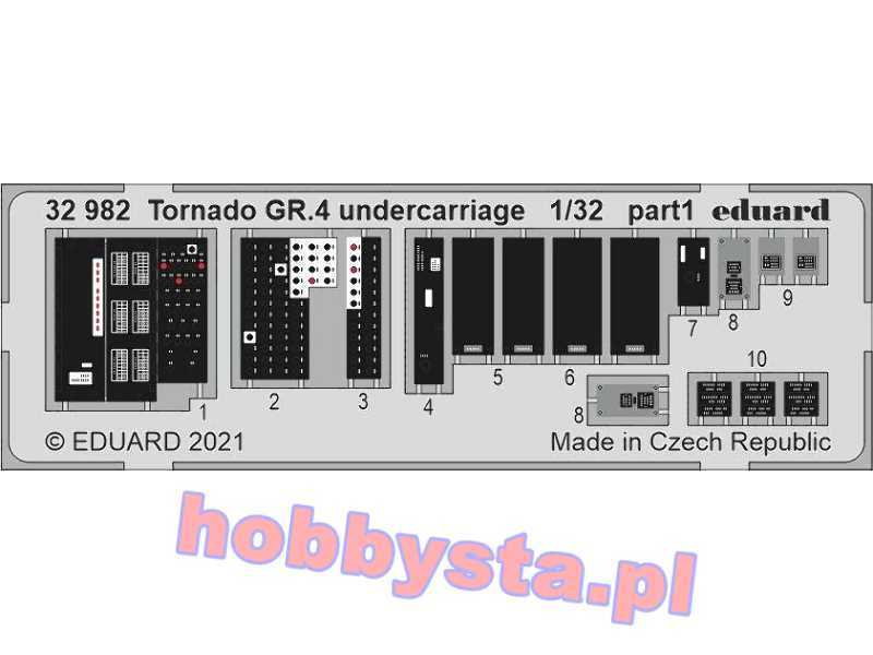 Tornado GR.4 undercarriage 1/32 - image 1