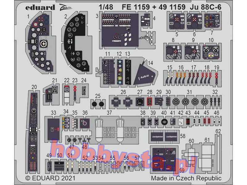 Ju 88C-6 interior 1/48 - image 1