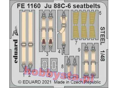 Ju 88C-6 seatbelts STEEL 1/48 - image 1