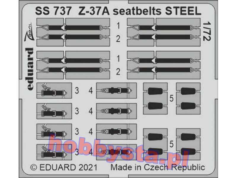 Z-37A seatbelts STEEL 1/72 - image 1