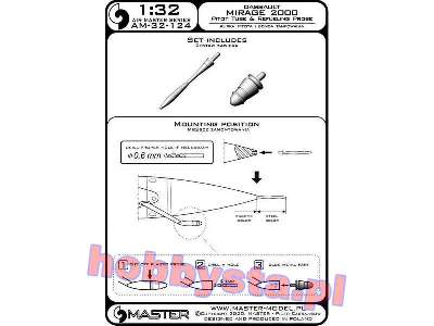 Dassault Mirage 2000 - Rurka Pitota Oraz Sonda Tankowania - image 3