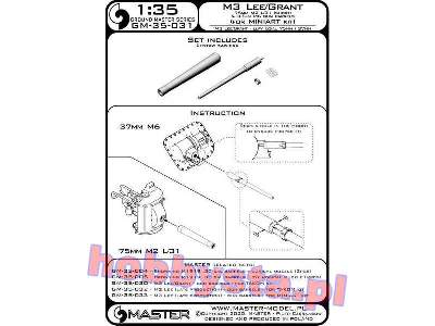 M3 Lee/Grant - Lufy Uzbrojenia - 75mm M2 L/31 (Krótka) Oraz 37mm - image 4