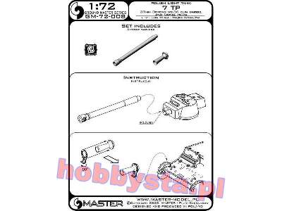 Polski Czołg Lekki 7tp - Lufa 37mm Bofors Wz.36 I Klakson - image 4