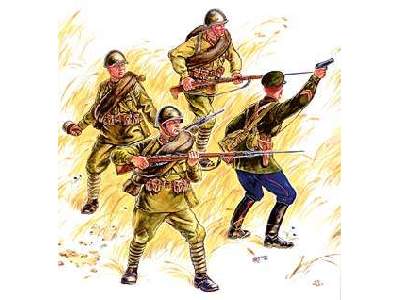 Figures - Red Army Infantry - WW II - image 1