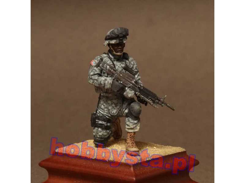American Machine Gunner In Patrol Group - image 1