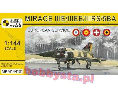 Mirage Iiie/Ee/Rs/5ba 'in Europe' (French, Spanish, Swiss & Belg - image 1