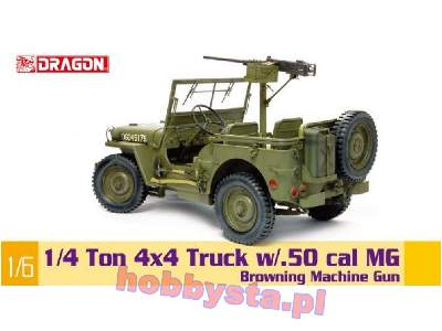 1/4-Ton 4x4 Truck w/M2 .50-cal Machine Gun - image 2