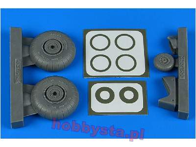 Do 17Z/Do 215 wheels & paint masks  - image 1