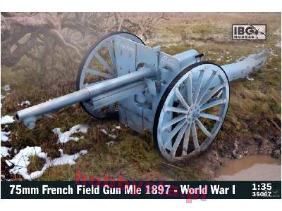 75mm French Field Gun Mle 1897 World War I  - image 1