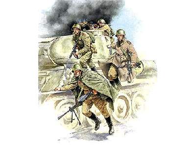 Figures Soviet tank infantry - image 1