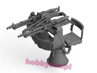 Zwillingssockel 36 WWII German Anti-aircraft Machine Gun Mount - image 2