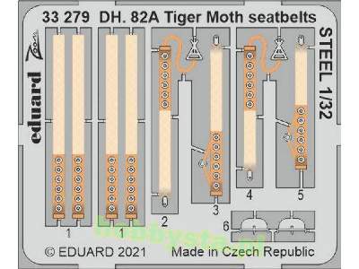 DH.  82A Tiger Moth seatbelts STEEL 1/32 - image 1