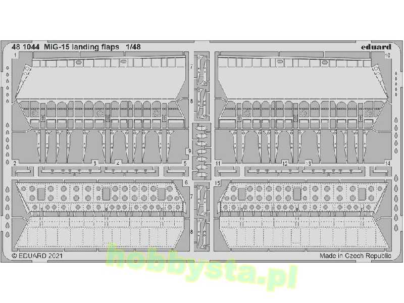 MiG-15 landing flaps 1/48 - image 1