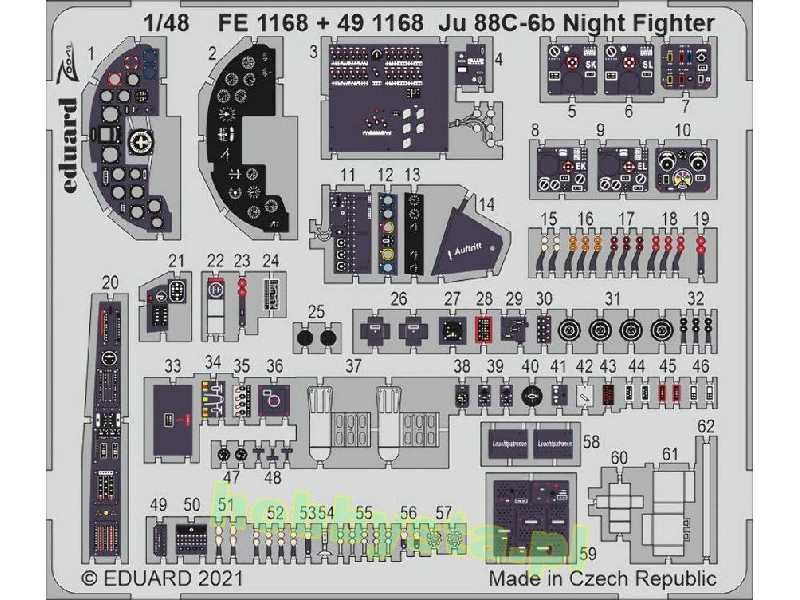 Ju 88C-6b Night Fighter interior 1/48 - image 1