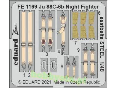 Ju 88C-6b Night Fighter seatbelts STEEL 1/48 - image 1