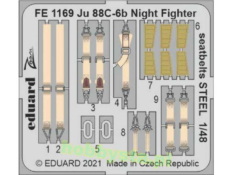 Ju 88C-6b Night Fighter seatbelts STEEL 1/48 - image 1