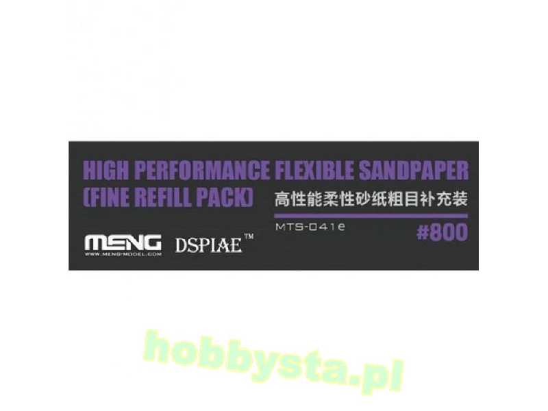 High Performance Flexible Sandpaper #800 (Fine Refill Pack) - image 1 High Performance Flexible Sandpaper #800 (Fine Refill Pack) - image 1