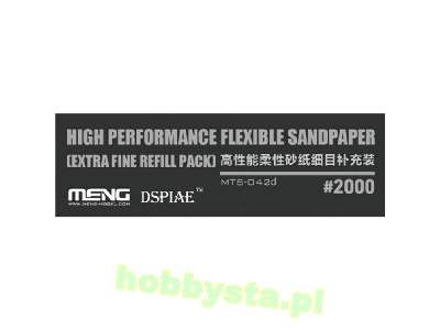 High Performance Flexible Sandpaper #2000 (Extra Fine Refill Pac - image 1