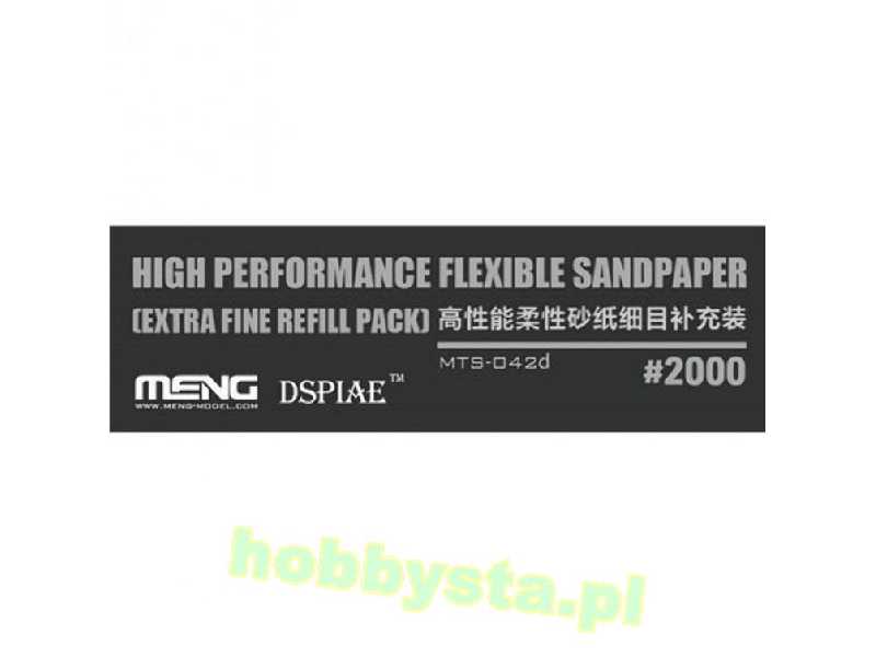 High Performance Flexible Sandpaper #2000 (Extra Fine Refill Pac - image 1