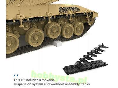 Israeli Main Battle Tank Merkava Mk.4/4 Lic W/Nochri-kal Mine Ro - image 5