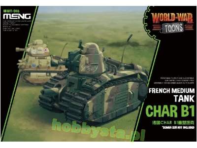 World War Toons Char B1 French Medium Tank - image 1