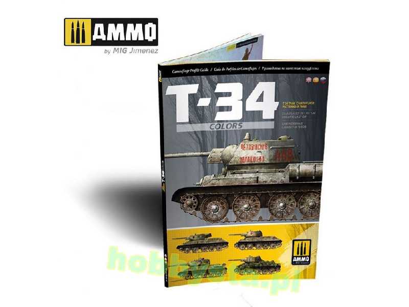 T-34 Colors. T-34 Tank Camouflage Patterns In WWii (Multilingual - image 1