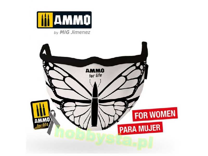 Ammo For Life Butterfly Face Mask - image 1