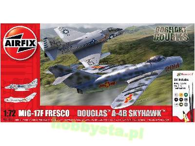 Mig 17F Fresco Douglas A-4B Skyhawk Dogfight - Gift Set - image 1