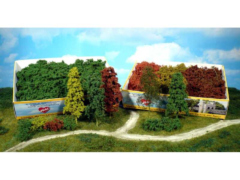 Creative medium green foliage trees- 15 pcs. - image 1