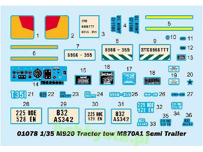M920 Tractor Tow M870a1 Semi Trailer - image 3