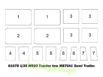 M920 Tractor Tow M870a1 Semi Trailer - image 4