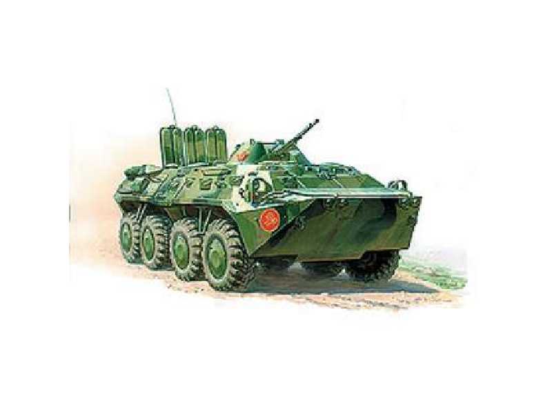 【1/144 TANK】Modern Russia BTR-80A APC Model【3D KITS+Decal】 