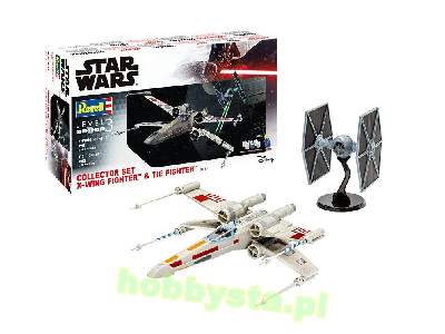 Collector Set  X-Wing Fighter + TIE Fighter - image 1