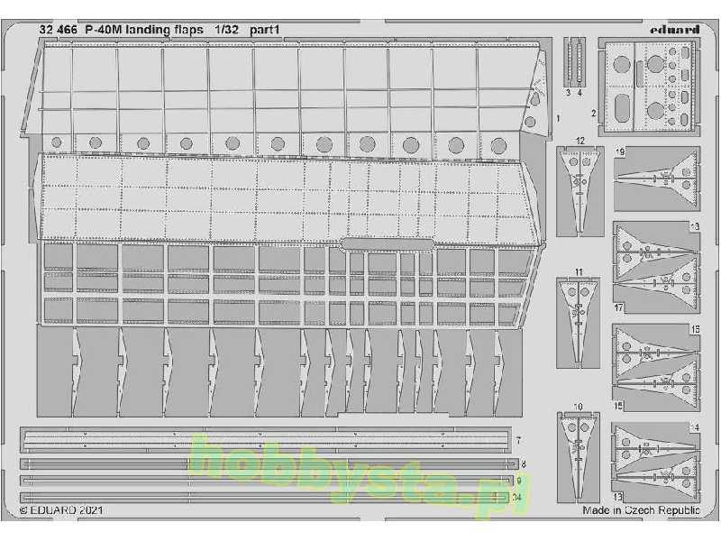 P-40M landing flaps 1/32 - image 1