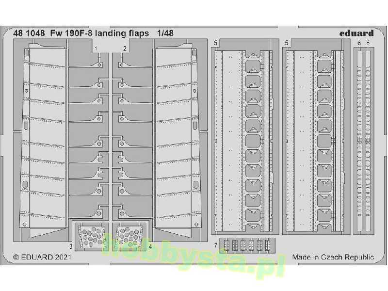 Fw 190F-8 landing flaps 1/48 - image 1