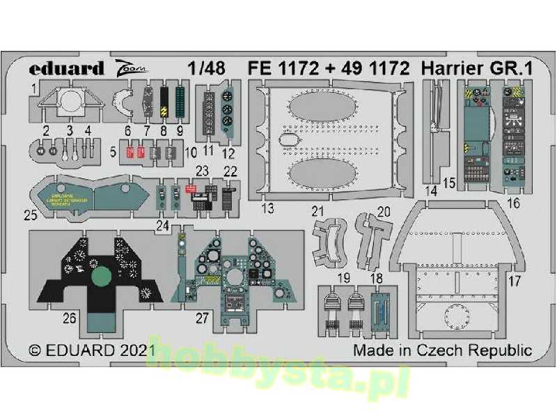 Harrier GR.1 1/48 - Kinetic - image 1