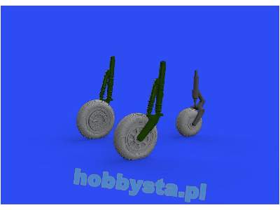 MiG-15 wheels 1/48 - Hobby 2000 - image 3